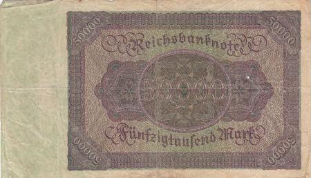 Allemagne 50000 Mark Bourgmaistre Brauweiler - 1922 Série E