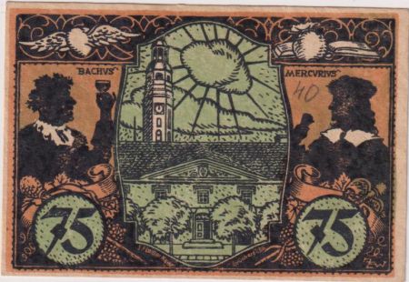 Allemagne 75 Pfennig - Brünberg - Notgeld - 1921