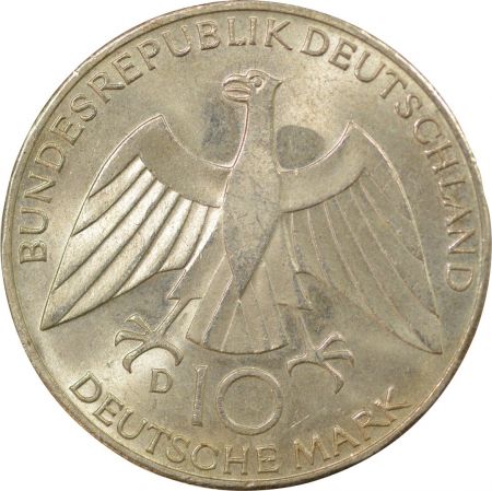 Allemagne ALLEMAGNE - 10 MARK ARGENT 1972 D MUNICH - JEUX OLYMPIQUES DE MUNICH