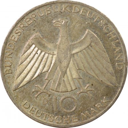Allemagne ALLEMAGNE - 10 MARK ARGENT 1972 D MUNICH - JEUX OLYMPIQUES DE MUNICH
