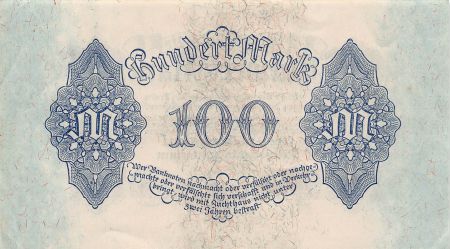 Allemagne ALLEMAGNE - 100 MARK 04/08/1922 - SUP