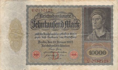 Allemagne ALLEMAGNE - 10000 MARK 1922