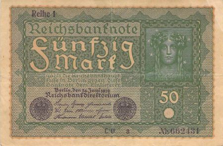Allemagne ALLEMAGNE - 50 MARK 24/06/1919