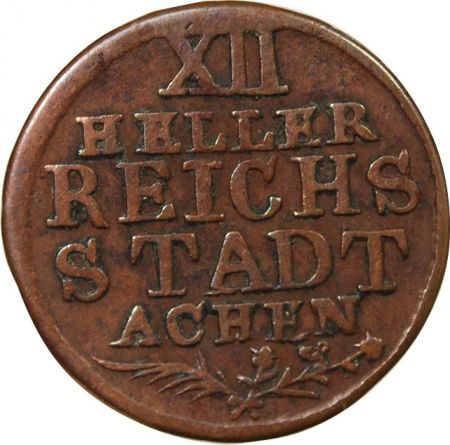 Allemagne ALLEMAGNE  AIX-LA-CHAPELLE - 12 HELLER 1765