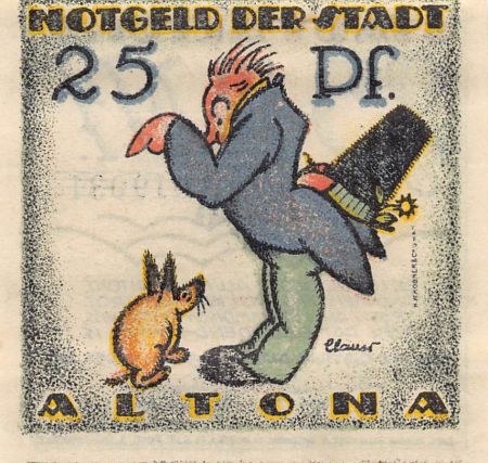 Allemagne ALLEMAGNE  ALTONA - 25 PFENNIG 1921