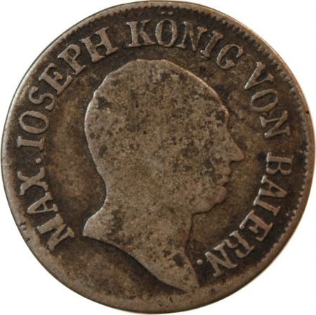 Allemagne ALLEMAGNE  BAVIÈRE  MAXIMILIEN I JOSEPH - 6 KREUZER 1808