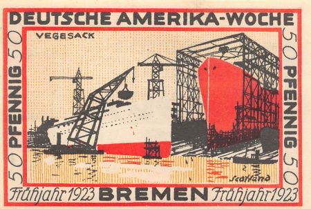 Allemagne ALLEMAGNE  BREME - 75 PFENNIG 1923