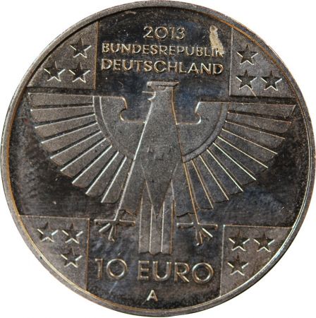 Allemagne ALLEMAGNE  CROIX ROUGE - 10 EURO ARGENT 2013 A BERLIN