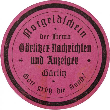 Allemagne ALLEMAGNE  GÖRLITZ - 15 PFENNIG 1920