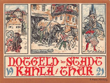 Allemagne ALLEMAGNE  KAHLA - 50 PFENNIG 1921