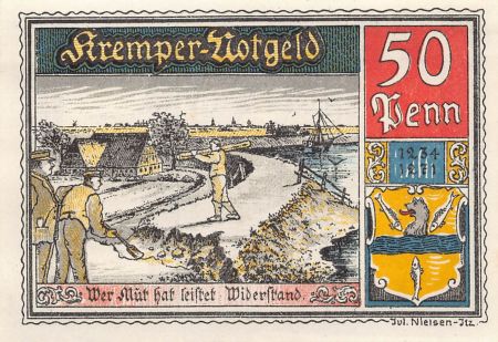 Allemagne ALLEMAGNE  KREMPE - 50 PFENNIG 1921