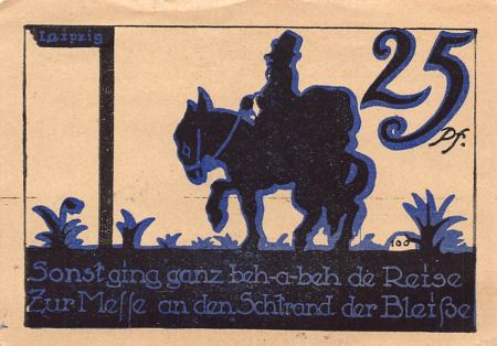 Allemagne ALLEMAGNE  LEIPZIG - 25 PFENNIG 1921