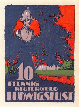Allemagne ALLEMAGNE  LUDWIGSLUST - 10 PFENNIG 1922