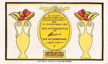 Allemagne ALLEMAGNE  OSTERHORN - 30 PFENNIG 1921