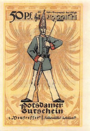 Allemagne ALLEMAGNE  POTSDAM - 50 PFENNIG 1921
