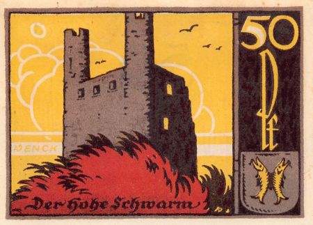 Allemagne ALLEMAGNE  SAALFELD - 50 PFENNIG 1921