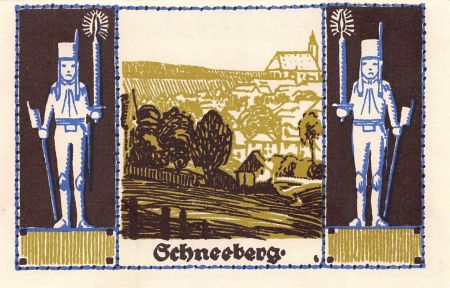 Allemagne ALLEMAGNE  SCHNEEBERG - 50 PFENNIG 1921