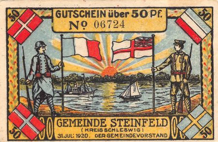 Allemagne ALLEMAGNE  STEINFELD - 50 PFENNIG 1921