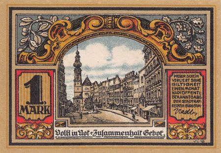 Allemagne ALLEMAGNE  TROSTBERG - 1 MARK 1920
