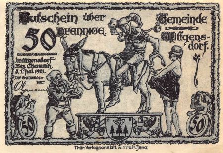 Allemagne ALLEMAGNE  WITTGENSDORF - 50 PFENNIG 1921