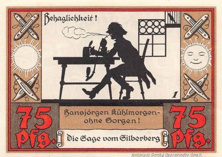 Allemagne ALLEMAGNE  WÜNSCHENDORF - 75 PFENNIG 1921