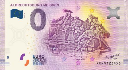 Allemagne Billet Allemagne 0 Euros Souvenir 2018 - Château Albrechtsburg Meissen