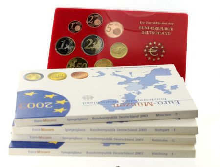 Allemagne Coffret BE Euro ALLEMAGNE 2003 (les 5 ateliers)