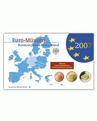 Allemagne Coffret BE Euro ALLEMAGNE 2007 (les 5 ateliers)