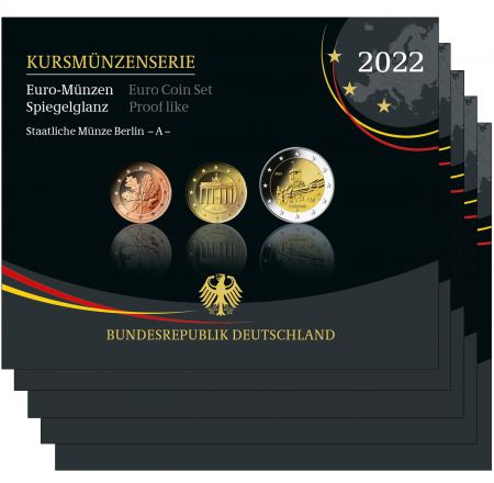 Allemagne Coffret BE Euro ALLEMAGNE 2022 (les 5 ateliers)