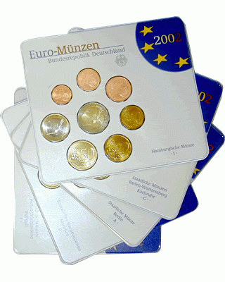 Allemagne Coffret BU Euro ALLEMAGNE 2002 (atelier indifférent)