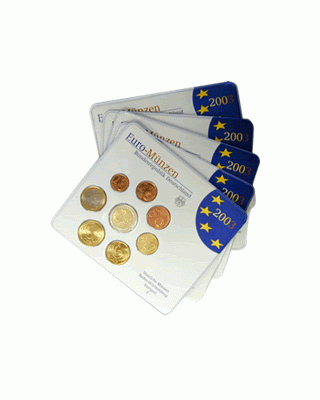 Allemagne Coffret BU Euro ALLEMAGNE 2003 (les 5 ateliers)