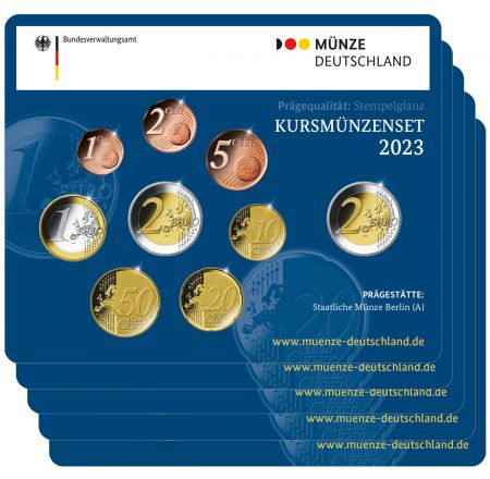 Allemagne Coffret BU Euro ALLEMAGNE 2023 (les 5 ateliers)