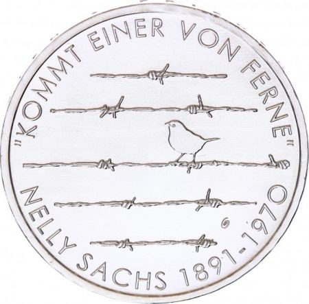 Allemagne NEW.2016 20 Euro, Allemagne 20 euros - Kommt einer von ferne - Nelly Sachs 1891-1970 - 2016