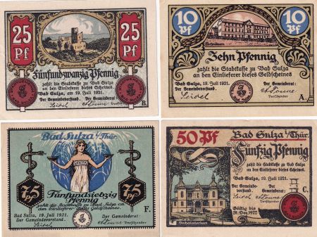 Allemagne Pfennig - Bad Sulza - Notgeld - 19-07-1921 - NEUF/SPL