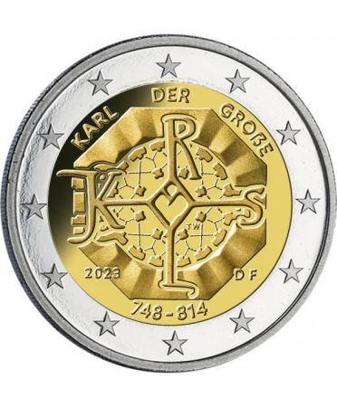 Allemagne Pièce Allemagne 2 Euros Commémo. UNC 2023 - 1275 ans de Charlemagne - Ateliers indifférents