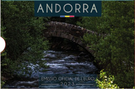 Andorre Blister 2 X 1,25  2023 - Grand Tétras et Pont San Antoni de la Grella
