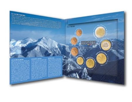 Andorre BU 8 pièces Euros Andorra 2014