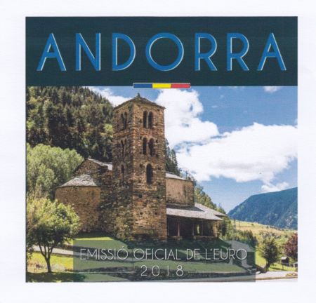 Andorre Coffret BU Andorra 2018 -  8 pièces