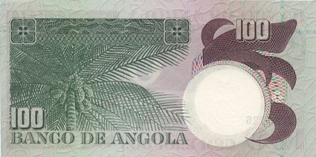 Angola 100 Escudos L. de Camoes - Cocotier