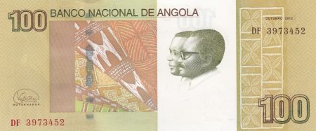 Angola 100 Kwanzas A.A. Neto, J.E. Dos Santos - Binga Waterfall - 2012 (2017) - Neuf