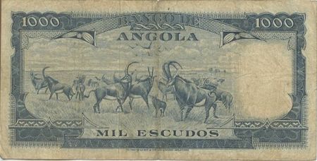 Angola 1000 Escudos A. Tomas, barrage