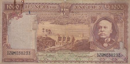 Angola 1000 Escudos B. Capelo , barrage - 1956 - B - P.91