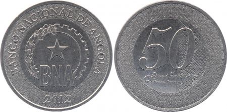 Angola 50 Centimos BNA - 2012 - SPL - KM.107