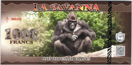 Animaux 1000 Francs, La Savana - Gorilles - 2015