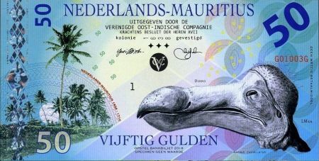 Animaux 50 Gulden, Dodo - Voilier - 2016