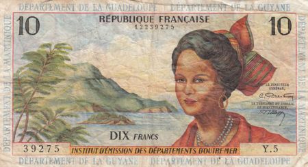 Antilles Françaises 10 Francs 1964 Antilles Française  - Jeune Antillaise