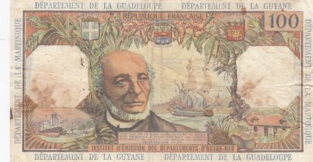 Antilles Françaises 100 Francs - Victor Schoelcher - ND (1964) - Série H.2 - P.10b