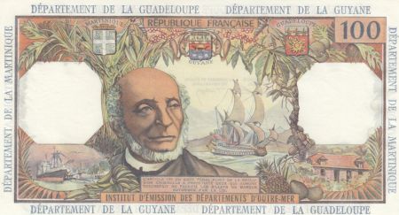 Antilles Françaises 100 Francs Victor Schoelcher - ND 1964 Série F.3 PCGS 66 OPQ
