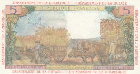 Antilles Françaises 5 Francs Antillaises - 1966 Série H.1
