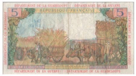Antilles Françaises 5 Francs Pointe-À-Pitre - 1964